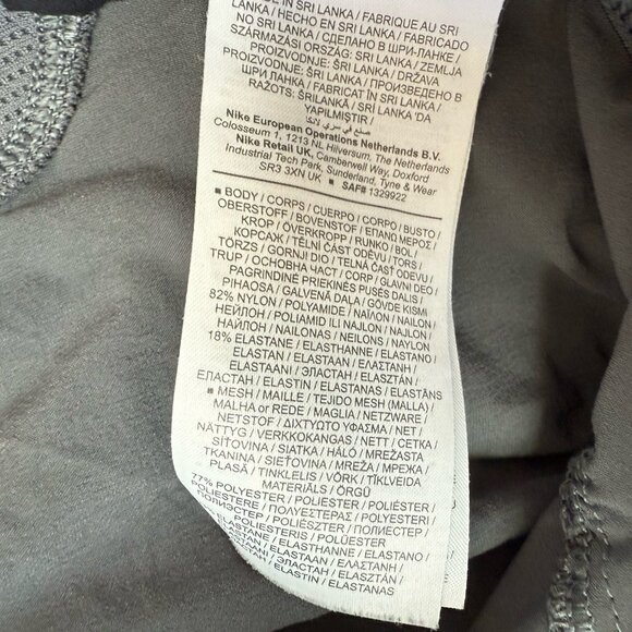 Nike Pro Dri Fit Adv Recovery Compression Tights Training Pants Mens Medium Gray - Picture 8 of 8